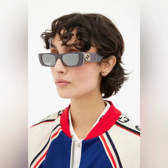 Gucci | Accessories | New Gucci Acetate Rectangular Gg56s  display picture 1